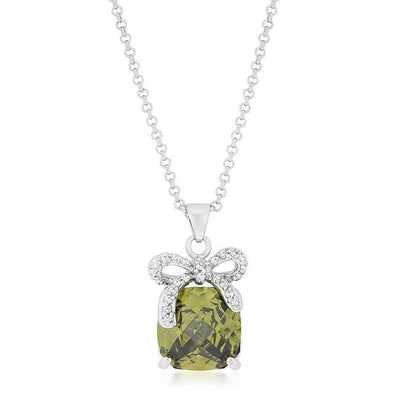 Olivine Pendant with Bow - AMIClubwear