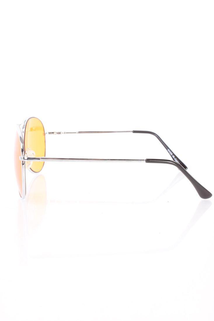 Orange Color Lenses Aviator Sunglasses - AMIClubwear