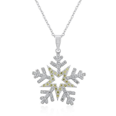 Pave Snowflake Pendant - AMIClubwear