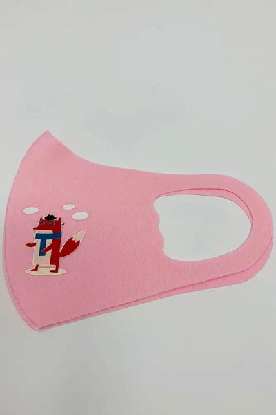 Pink Glass Print Reusable Kids Face Mask 1 Piece - AMIClubwear