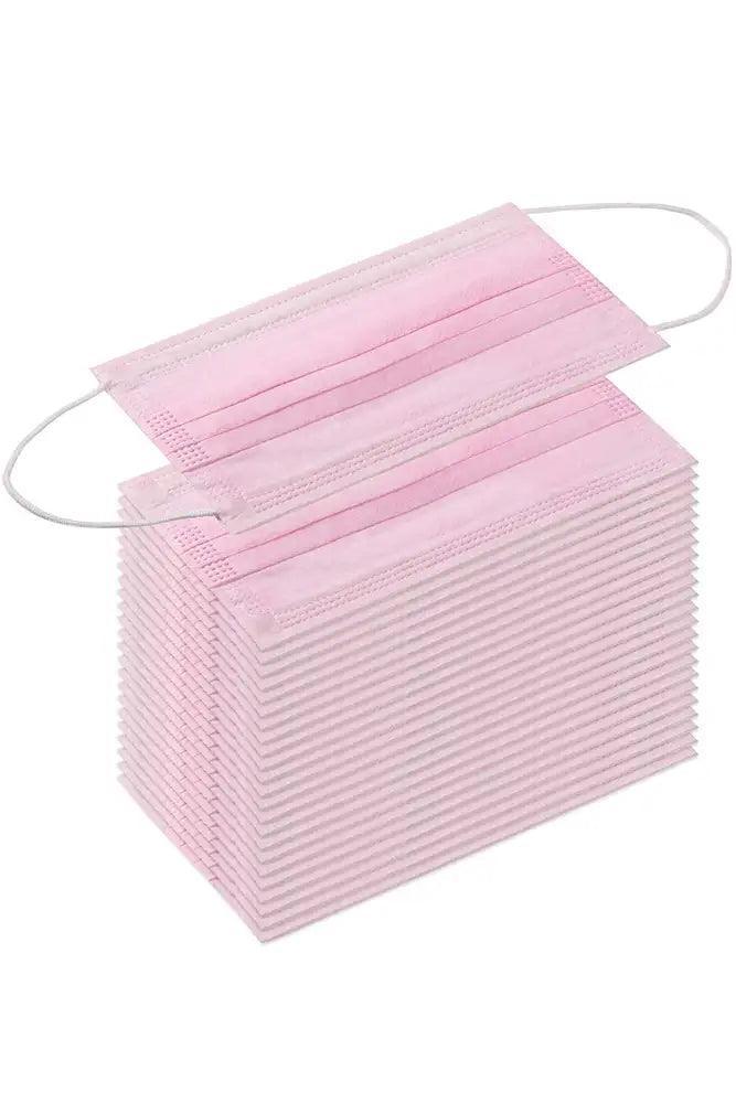 Pink Medical Disposable 20 Piece Face Masks - AMIClubwear