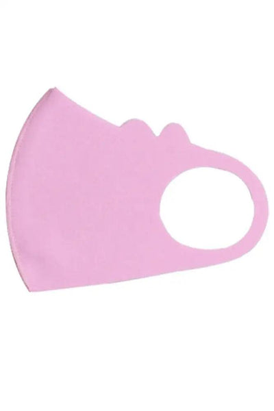 Pink Reusable Kids Face Mask 1 Piece - AMIClubwear