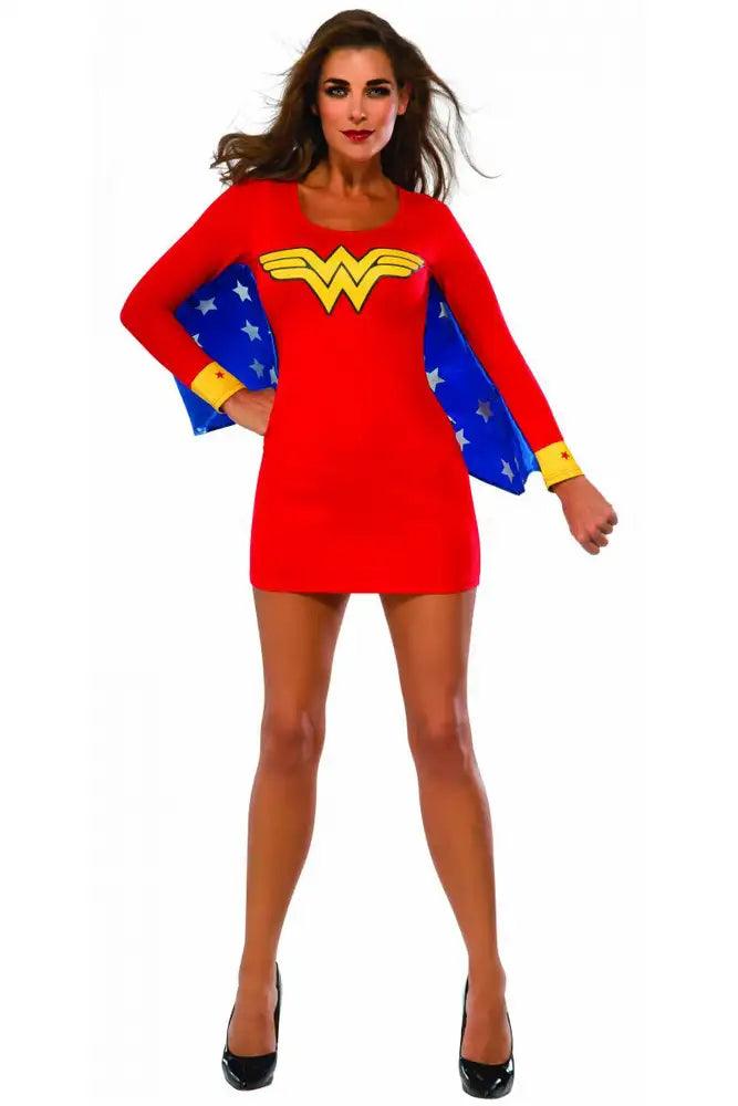 Red Blue Wonder Woman Sexy Fantasy Superhero Costume - AMIClubwear