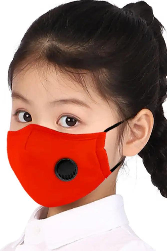 Red Respirator Washable Kids Face Mask - AMIClubwear