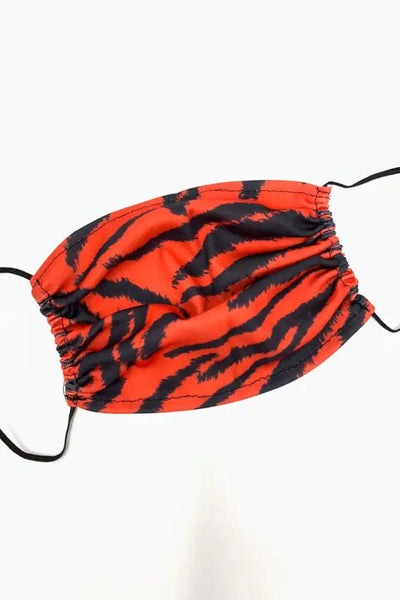 Red Zebra Print Reusable Face Mask - AMIClubwear