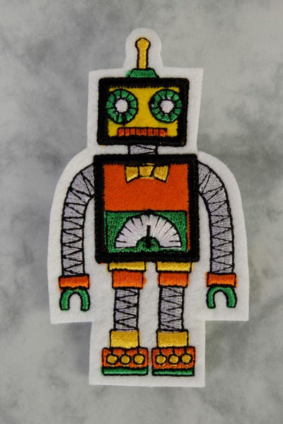 Robot Embroidered Fabric Patch Miscellaneous Accessory - AMIClubwear