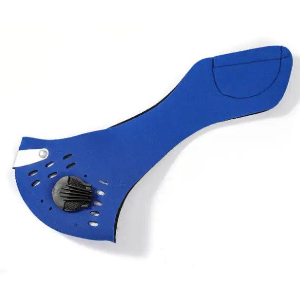 Royal Blue Respirator Protection Filter Reusable Face Mask - AMIClubwear