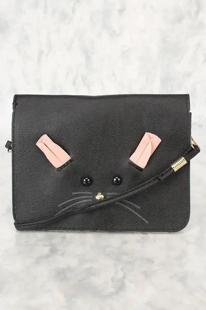 Sexy Black Mouse Small Crossbody Handbag