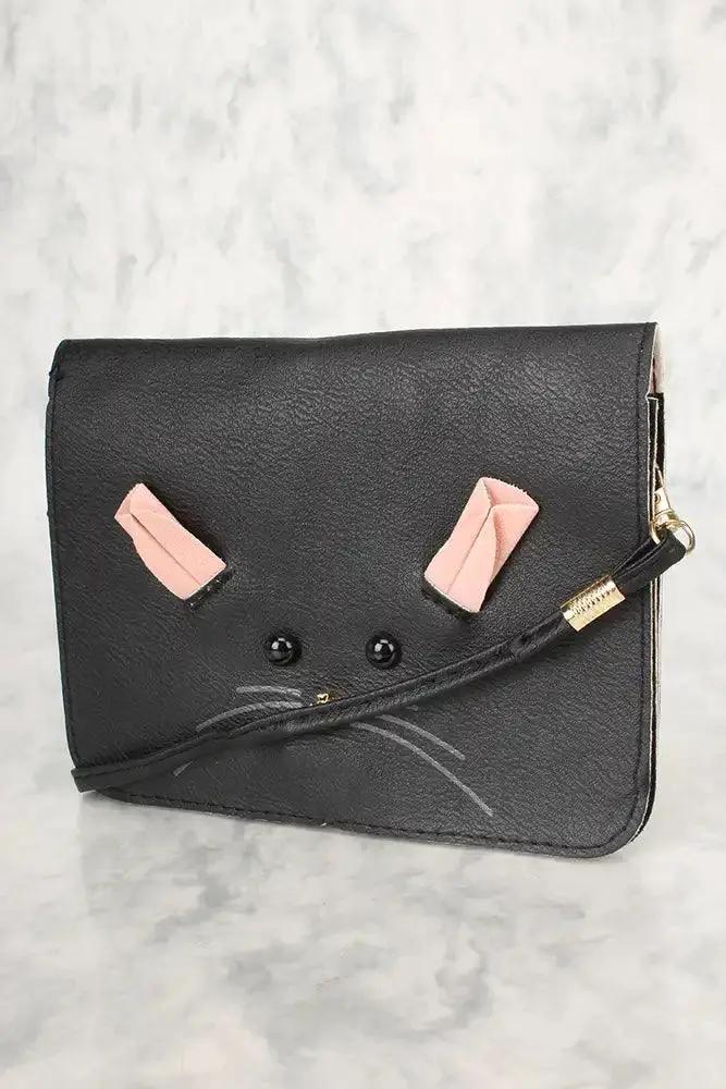 Sexy Black Mouse Small Crossbody Handbag
