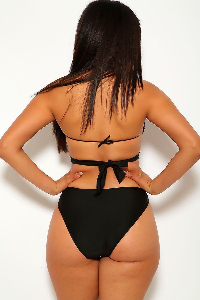 Sexy Black O-ring Strappy Monokini - AMIClubwear