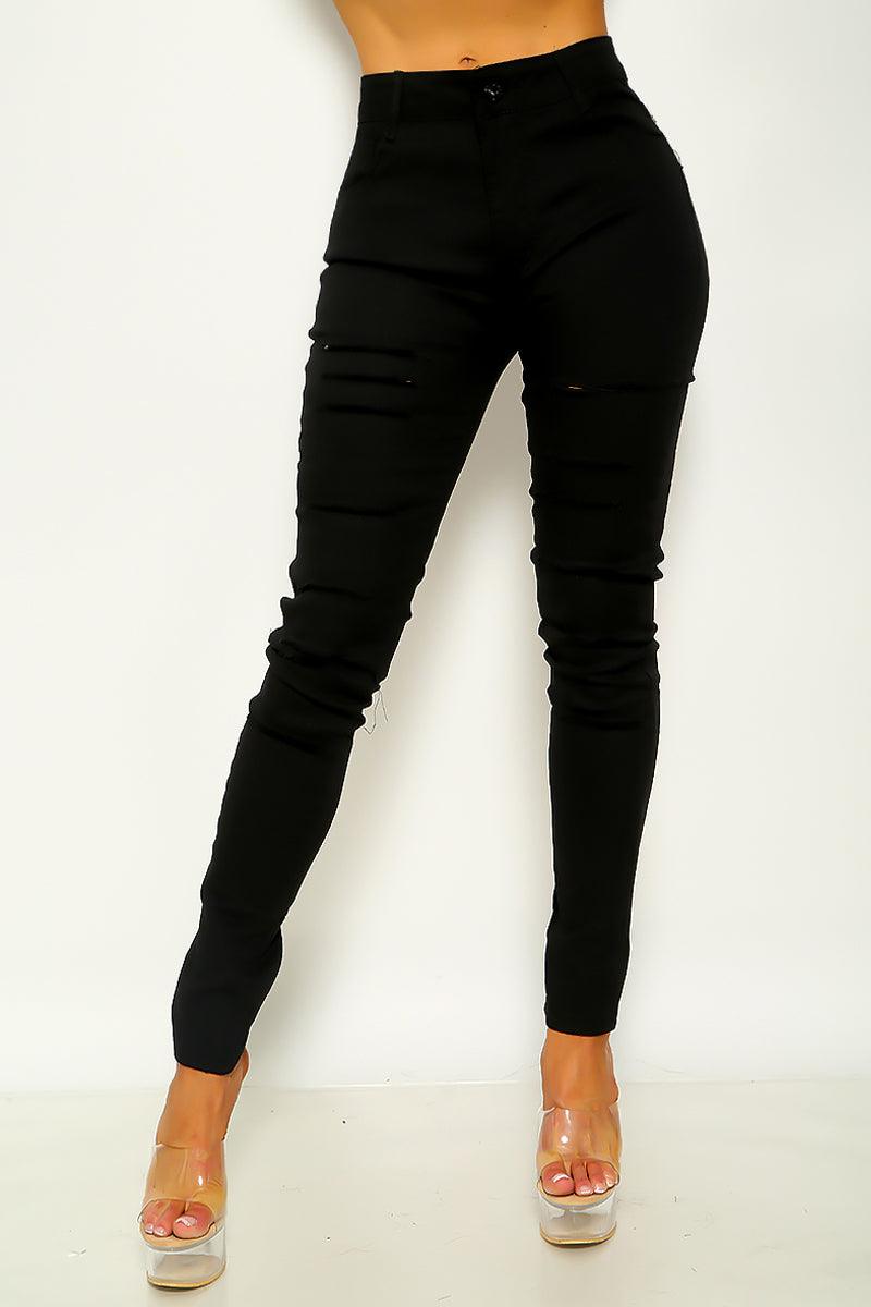 Sexy Black Skinny Jeans - AMIClubwear