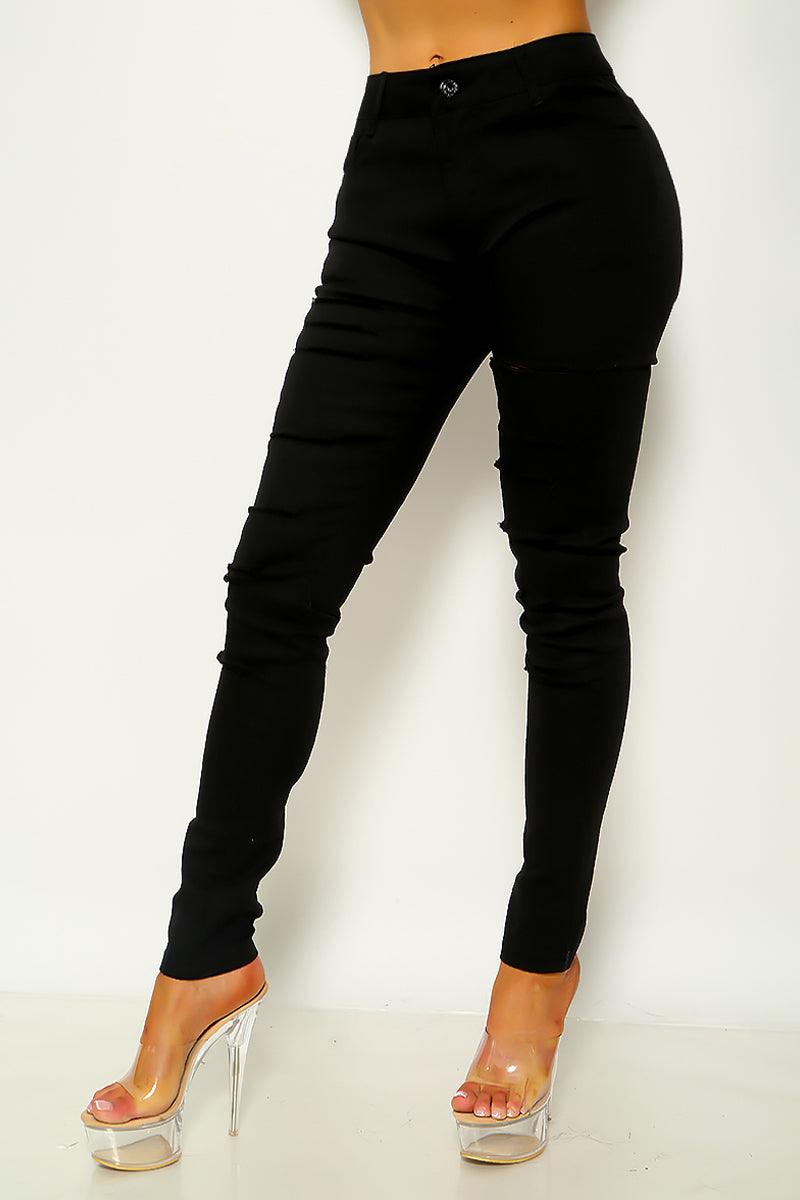 Sexy Black Skinny Jeans - AMIClubwear