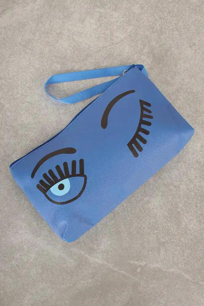 Sexy Blue Graphic Print Wallet