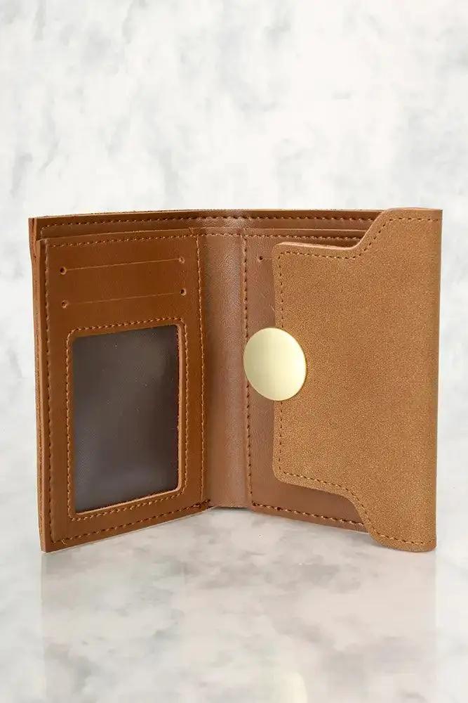 Sexy Brown Faux Leather Mini Wallet