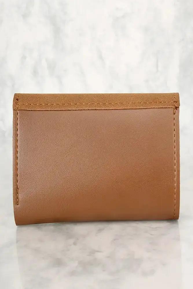Sexy Brown Faux Leather Mini Wallet