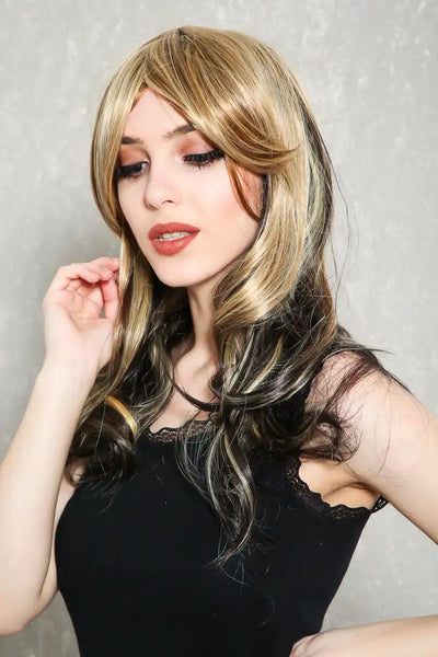Sexy Dirty Blonde Wavy Mid Length Wig - AMIClubwear