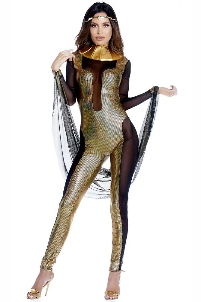 Sexy Gold Call Me Cleo Costume - AMIClubwear