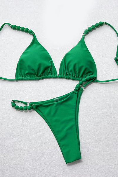 Sexy Green 2pc Cheeky Bikini - AMIClubwear