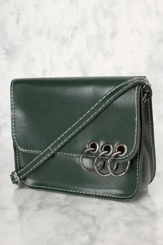 Sexy Hunter Green Sequins Small Shoulder Handbag