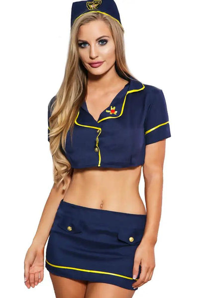 Sexy Navy 3Pc. Sailor Costume - AMIClubwear