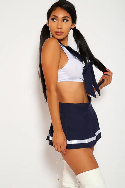 Sexy Navy White 2. Piece Sailor Cosplay S Moon Costume - AMIClubwear