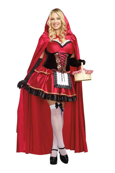 Sexy Red Black 2 Pc. Plus Size Costume - AMIClubwear