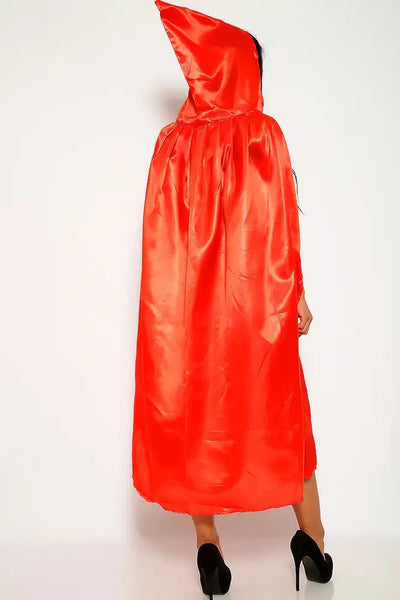 Sexy Red Cape Hood Long Length Costume Accessory - AMIClubwear
