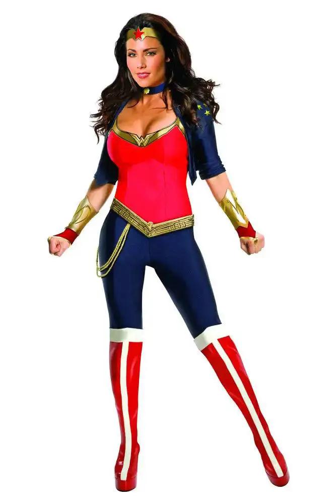 Sexy Red Navy One Piece W/Pants Wonderful Women Costume