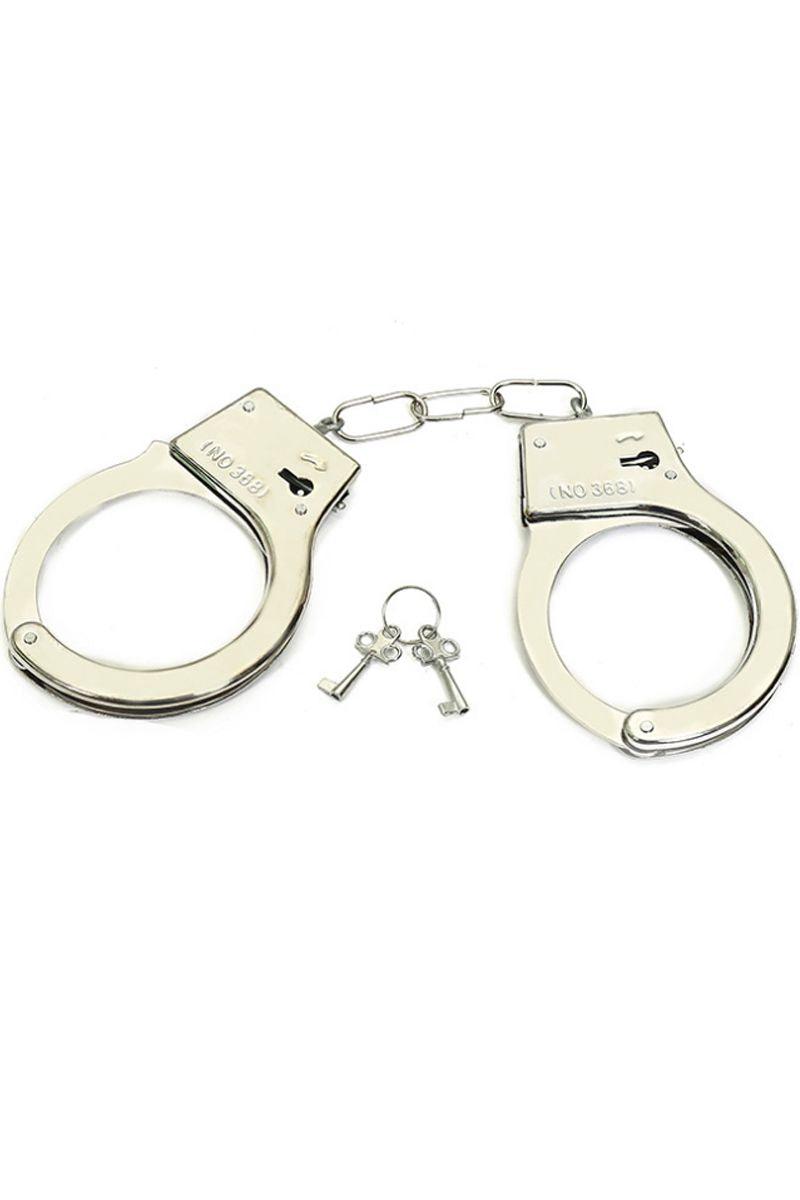 Sexy Silver Metal Handcuffs with Keys - AMIClubwear