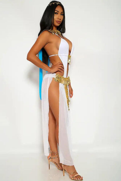 Sexy White Cleopatra of the Nile Costume - AMIClubwear