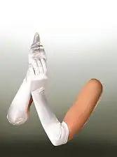 Sexy White Luna Glove - AMIClubwear