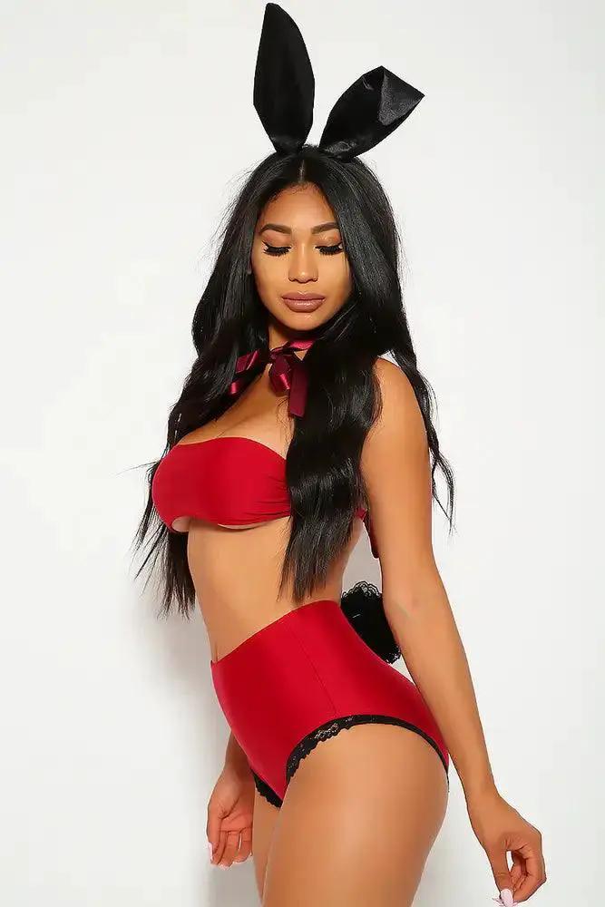 Sexy Wine 4Pc. Naughty Bunny Costume