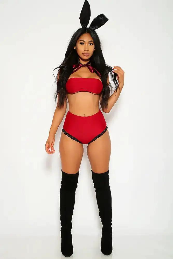 Sexy Wine 4Pc. Naughty Bunny Costume
