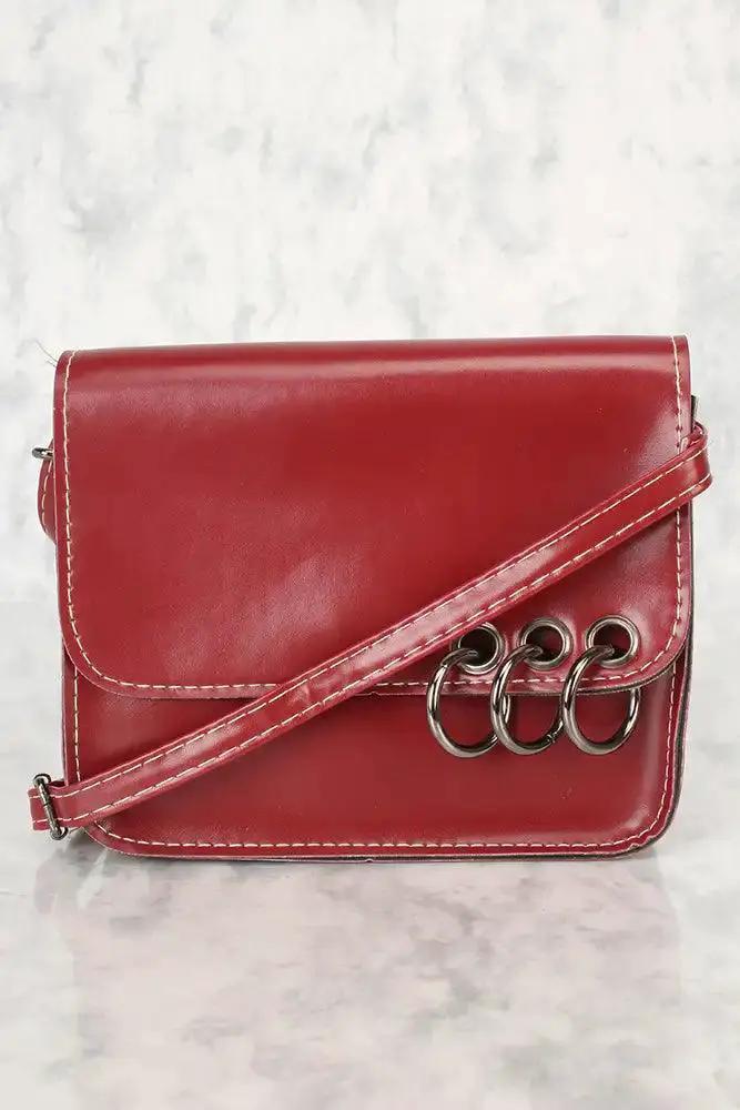 Sexy Wine Sequins Small Shoulder Handbag