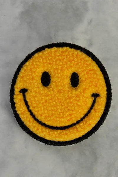Smile Embroidered Fabric Patch Miscellaneous Accessory - AMIClubwear