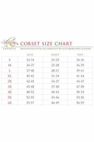 Top Drawer 4 PC Bad Witch Corset Costume - Daisy Corsets