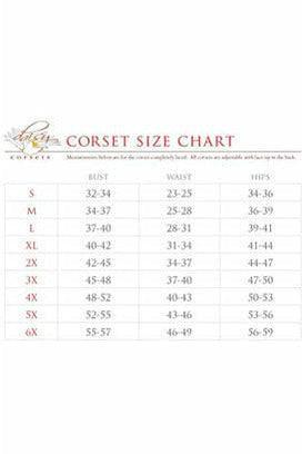 Top Drawer 6 PC Royal Red Queen Corset Costume - Daisy Corsets