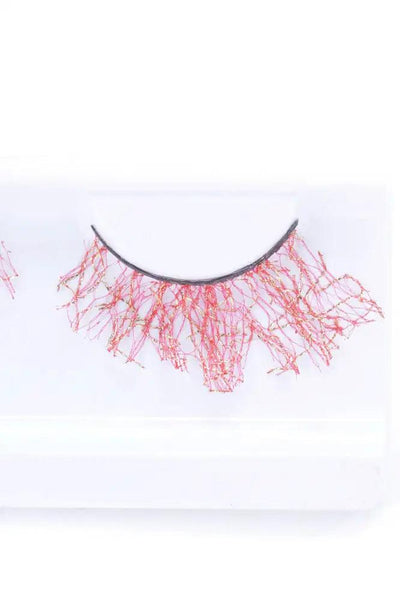 Watermelon Tinsel Synthetic Lashes - AMIClubwear