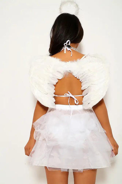 White Angel Three Piece Costume - AMIClubwear