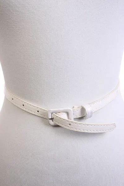 White High Waist Belt