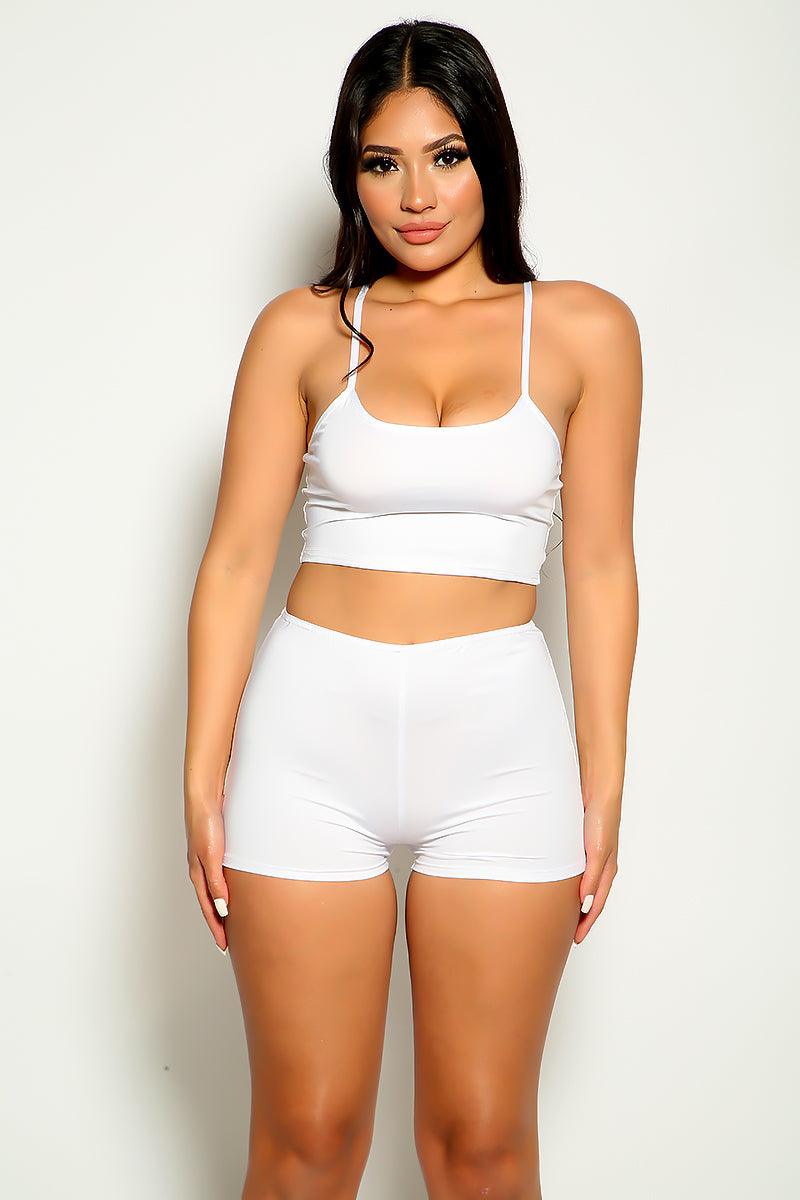 White Ruched Long Sleeve Three Piece Sexy Dress - AMIClubwear
