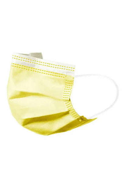 Yellow Disposable 20 Piece Face Mask - AMIClubwear